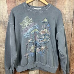 Project Social T x Urban Outfitters Small Medium Psychedelic Mushroom Sweatshirt